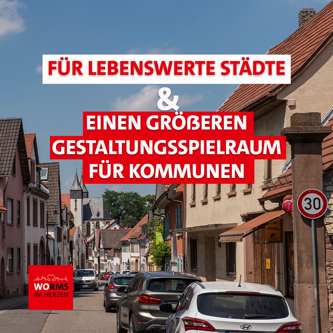 „Mehr Souveränität für die Kommunen“ – Wormser SPD unterstützt Vorstoß von Verkehrsminister Wissing